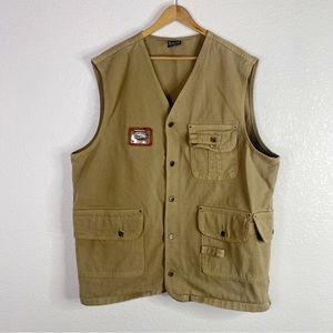 Vintage Karl Kani Jeans Khaki Denim Oversized Vest